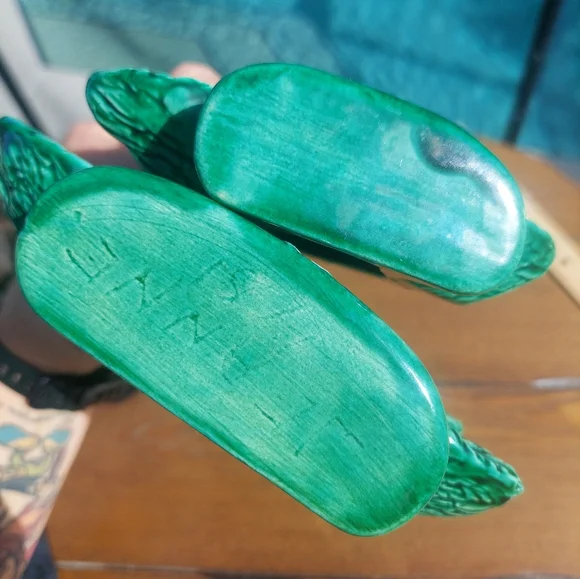 Vintage Nowells Molds Christmas Tree Candy Dishes Trinket Tray Display '81 - Picture 7 of 14